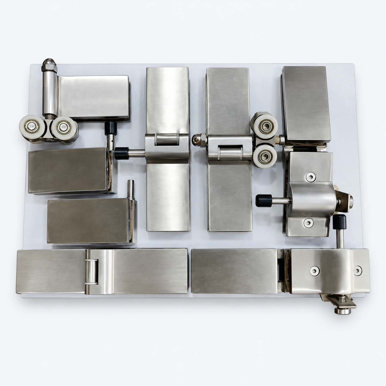 Revolving Glass Door Set